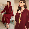 New Design Hooded Arabic Modest Fashion Islamic Dress Robe Muslim Maxi Dresses Abaya