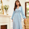 New Design Arabic Modest Fashion Loose Casual Islamic Dress Robe Muslim Maxi Dresses Abaya