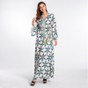  Embroidery Women Kebaya Maleisie Vetement Femme Dubai Robe Femme Musulman Turkish Islamic Clothing Vêtements Modest Borka Prayer Clothes Maxi Dress Open Abaya