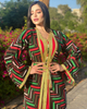  Abaya Embroidery Latest Designs Print Cotton Maxi Women Islamic Clothing Muslim Dress Borka Vêtements Modest Dubai Kimono Abaya