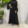 2022 Middle Eastern Muslim fashion women's lace stitching lace dress