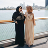 Middle East Dubai Flexible Muslim Robe Modest Fashion Loose Islamic Maxi Dresses Abaya