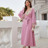 Dubai Chiffon Muslim Robe Modest Fashion Loose Islamic Maxi Dresses Abaya
