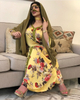 Borka Fashion Open Kaftan Islamic Clothing Modest Kimono Wholesale Dubai Embroidery Fabric Muslim Dress Abaya
