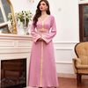 Middle East Islamic Muslim Dubai Modest Fashion Temperament Robe Maxi Dresses Loose Abaya