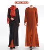 Chiffon Dubai Modest Fashion Best Selling Islamic Silk Muslim Robe Maxi Dresses Loose Abaya