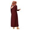  Burka Morocco Caftan Modest Jalabiya Dubai Muslim Abaya 2022 Arab Kimono Thobe Turkish Islamic Clothing Kaftan Bat Sleeve Prayer Women Maxi Dress Open Abaya
