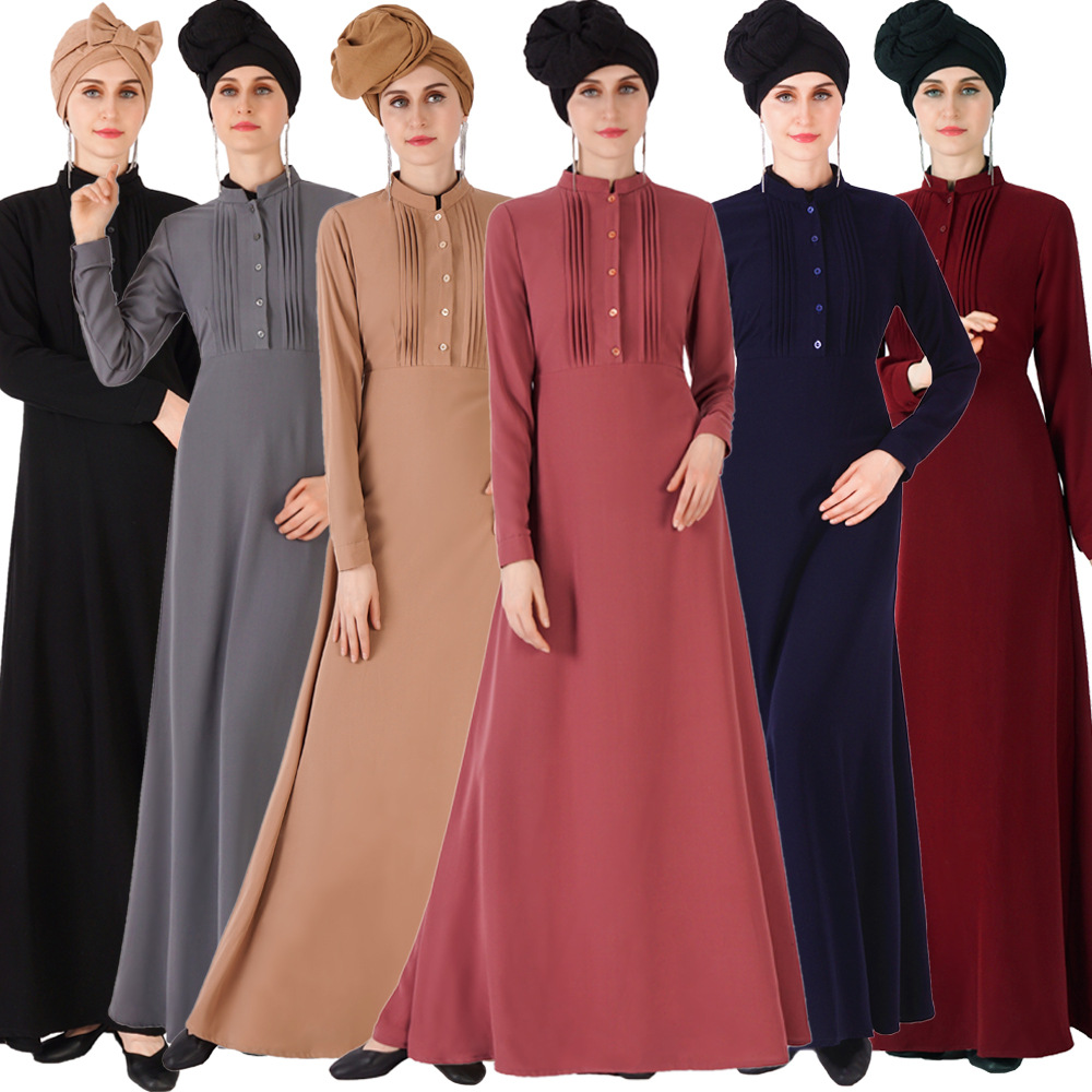 Prayer Dress Women Abaya Muslim Dresses Dubai Abaya Fabric Dubai Clothing