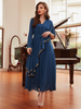 Dubai Maxi Dresses Muslim New Design Modest Lady Skirt Retro Islamic Dubai Women's Abaya