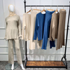 Casual Loose Modest Fashion Thick Two-Piece Middle East Muslim Lady Blouse Set