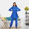 Summer Turkey Casual Loose Modest Fashion Middle East Muslim Lady Blouse Set