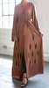 France 2022 Factory Online Designs Islamic Maxi Dresses for Sale Modest Muslim Abaya