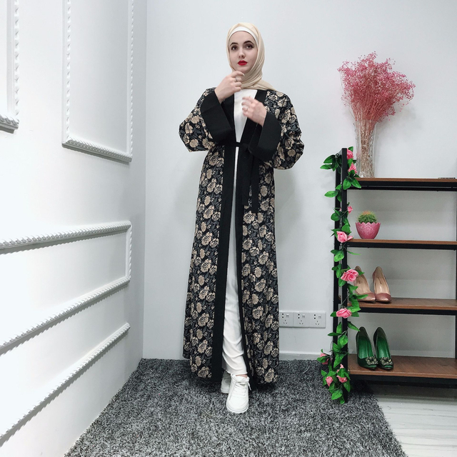 Online Malaysian Suppliers Modest Islamic Dubai Maxi Dresses for Sale Muslim Abaya