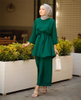 Long Casual Muslim Turkey Loose Modest Fashion Middle East Lady Blouse Set