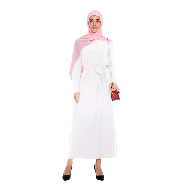 Amazon AliExpress Hot Sale Plain Simple Saudi Arabia Muslim Long Skirt