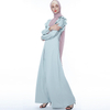 NEW wood ear casual dress ins Muslim robe female islamic abaya