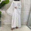 2022 Amazon AliExpress hot sale fashion women's stitching embroidered cardigan robe abaya