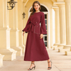 Arabic Daily Best Selling Islamic Turkey Dubai Modest Fashion Muslim Robe Maxi Dresses Loose Abaya