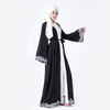 Islamic Muslim Maxi Dresses Modest Fashion Dubai Embroidery Best Selling Islamic Loose Open Abaya
