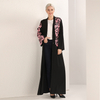 Simple Design 2022 Modest Fashion Islamic Dubai Designs Maxi Dresses Muslim Open Abaya