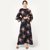 AliExpress Hot Selling Explosive Foreign Trade Large Size Multilayer Puff Sleeve Slim Long Skirt Dress Women