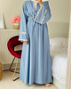 Latest Fashion Modern Lady Islamic Lace Dubai Arabic Modest Muslim Maxi Dresses Abaya