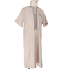 2022 Muslim Islamic Cotton New Arabic Design Casual Men's Wholesale Robe Thobe