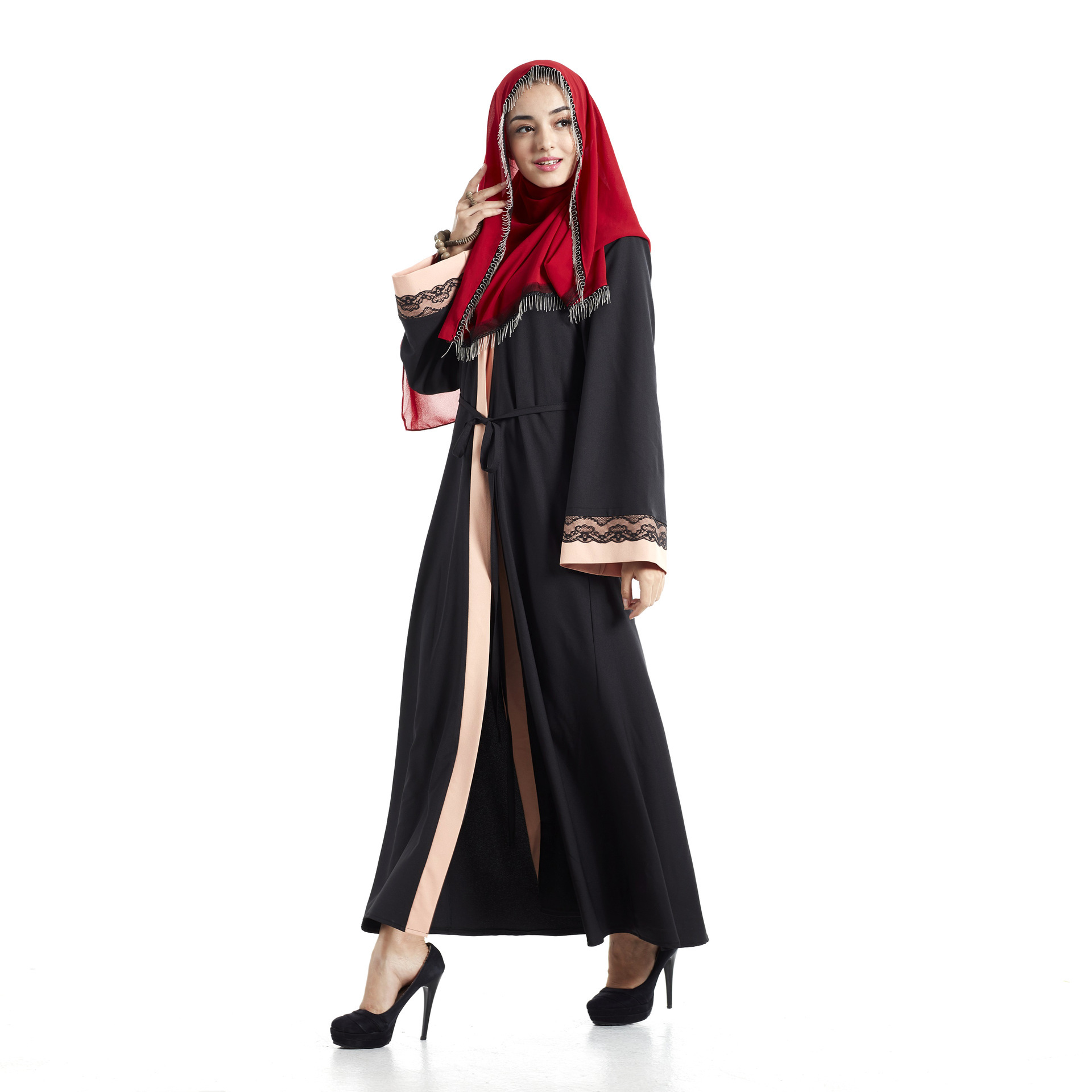  Kaftan Kimono Caftan 2022 Turkish Jilbab Muslim Dubai Arab Modest Thobe Burka Islamic Clothing Jalabiya Prayer Women Maxi Dress Abaya