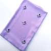 New Rhinestone Flower Chiffon Gauze Scarf Solid Color Temperament Female Long Scarf in Stock Cross-border