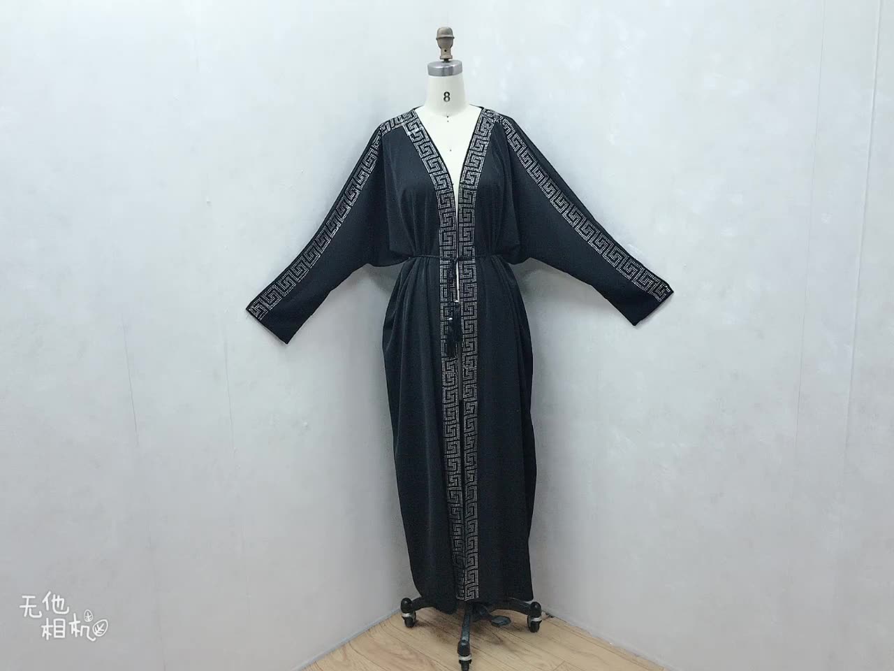  Turkish Morocco 2022 Arab Kimono Islamic Clothing Muslim Bat Sleeve Caftan Dubai Kaftan Jalabiya Modest Burka Thobe Abaya Prayer Women Maxi Dress Open Abaya