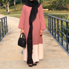  Dubai Jalabiya Modest Turkish Islamic Clothing Burka Arab Thobe Abaya Kaftan Caftan Kimono 2022 Muslim Bat Sleeve Morocco Prayer Women Maxi Dress Open Abaya