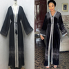  Morocco Kimono Caftan Turkish Thobe Muslim Modest 2022 Jalabiya Islamic Clothing Bat Sleeve Arab Burka Kaftan Dubai Abaya Prayer Women Maxi Dress Open Abaya