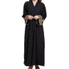  Open Abaya Arab Modest Morocco Kaftan Bat Sleeve Kimono 2022 Muslim Islamic Clothing Dubai Turkish Robe Caftan Jalabiya Burka Prayer Women Maxi Dress Open Abaya