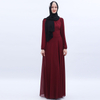 Muslim women's dress chiffon long skirt summer Arabian solid color plus size women's dress custom factory price