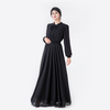 Muslim Women Dubai Maxi Dresses Modest Cardigan Long Sleeve Islamic Dubai Asia Women's Abaya