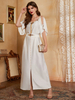 Modest Lady Skirt Women Dubai Maxi Dresses Cardigan Long Sleeve Islamic Dubai Women's Abaya