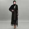 Fashion Plus Size Fashion Beaded Lace Hollow Lace Stitching Cardigan Fringed Robe
