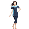  Sportswear Muslim Modest Fashion Sportswear Fabric Islamic Clothing 2021 Women Swimwear Swimwear Swimsuit Burkini