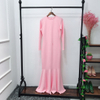 Arabic Boutique Wholesale Casual Modest New Muslim Ladies Plus Size Maxi Dresses Designer Islamic Abaya