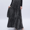Ins Pleated Robe European And American Muslim Female Ethnic Casual Cake Skirt Spot Muslim Abaya