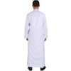 Islamic Arabic Men's Robe Polyester Muslim Middle East Men's Qatar Stand Collar Thobe