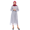 New European and American Polka Dot Plus Size Women's Mesh Dress
