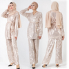 Dubai Embroidery Long Sleeve Modest Fashion Islamic Loose Islamic Muslim Maxi Dresses Abaya