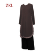  Thobe Dubai Islamic Clothing Jilbab Kaftan 2022 Caftan Muslim Burka Dubai Jalabiya Turkish Jalabiya Prayer Women Maxi Dress Abaya