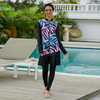 Islamic Modest Conservative Short-sleeved Swimsuit Beach Swimsuit Muslim Swimwear Burkini
