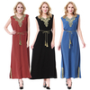  Fabric Kaftan Islamic Clothing Muslimah Baju Muslim Dress Dresses Embroidery Borka Shop Collection Modest Fashion Women Kurta Abaya