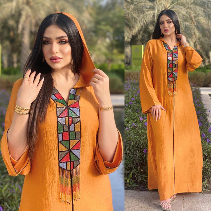  Borka Muslim Dress Print Modest Open Islamic Clothing Muslimah Dubai Clothing Dubai Women Kimono Abaya