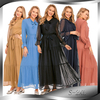 AliExpress Amazon Fashion Cross-border Foreign Trade Women's Stitching Long-sleeved Middle Eastern Dress