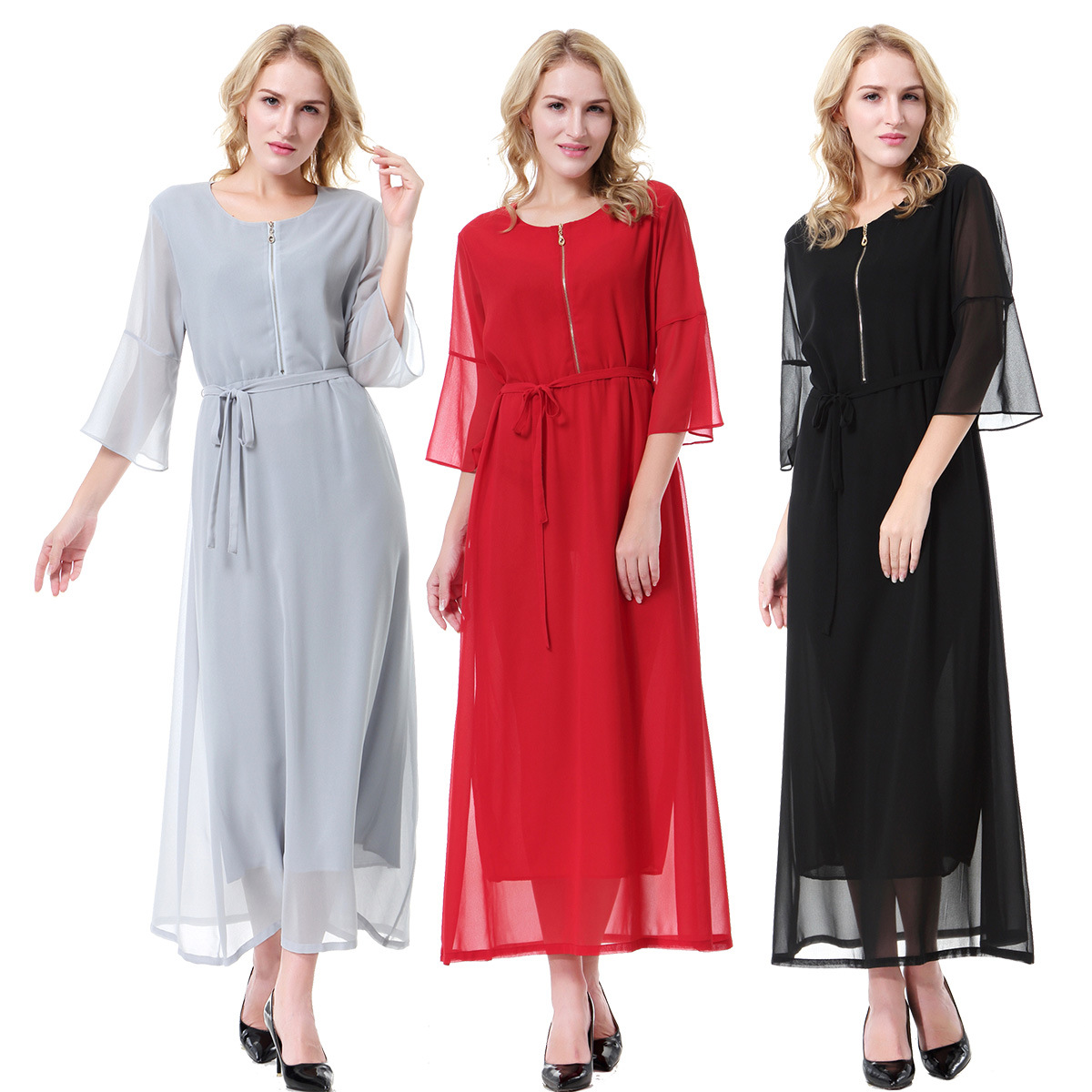  Baju Muslim Dress Dresses Borka Embroidery Shop Kaftan Islamic Clothing Modest Collection Fabric Muslimah Fashion Women Kurta Abaya