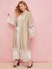Amazon AliExpress Hot Sale Fashion Women's Embroidered Cardigan Robe
